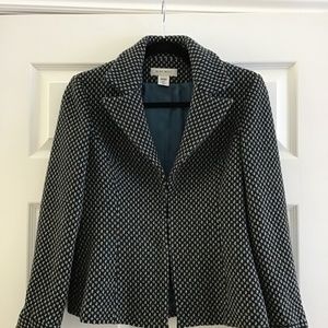 Nine West textured wool blend jacket size 4 (S)
